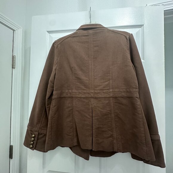 Brown Marc Jacobs Vintage Double Breasted Military Utility Jacket Size L - Picture 7 of 9